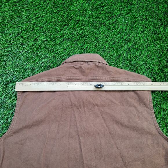 VTG 80s Woolrich USA Made Sleeveless Shirt Men's L Vest Gorpcore - Picture 7 of 9